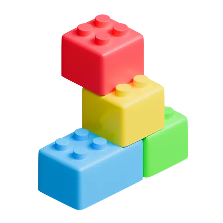 Brick Block Toys  3D Icon