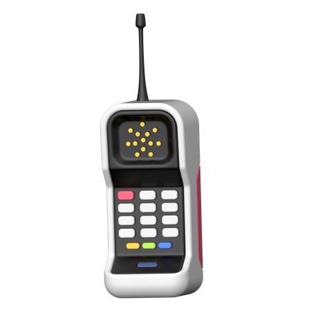 Brick cell phone  3D Icon