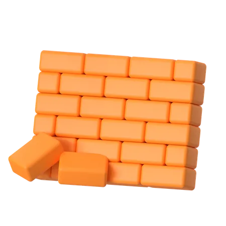 Brick Stack  3D Icon