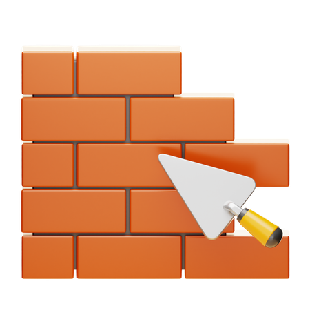 れんが壁  3D Icon