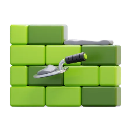 BRICK WALL  3D Icon