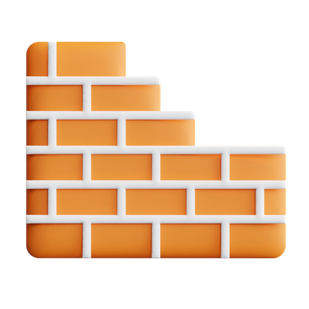 Brick Wall  3D Icon