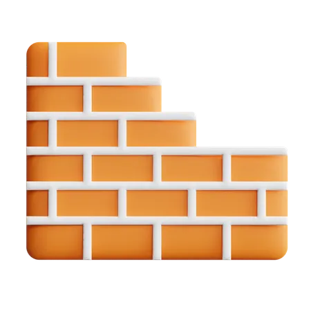 Brick Wall  3D Icon