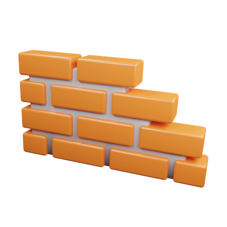 Brick Wall  3D Icon