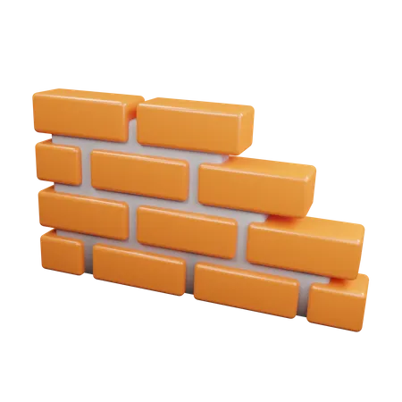 Brick Wall  3D Icon