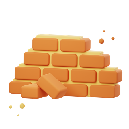 Brick Wall  3D Icon