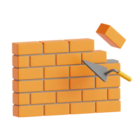 Brick Wall  3D Icon