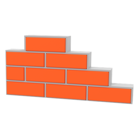 Brick Wall  3D Icon