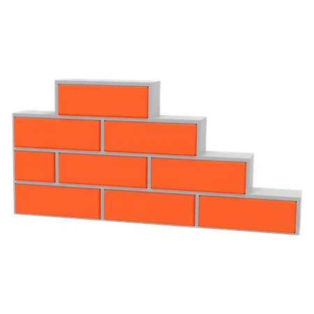 Brick Wall  3D Icon