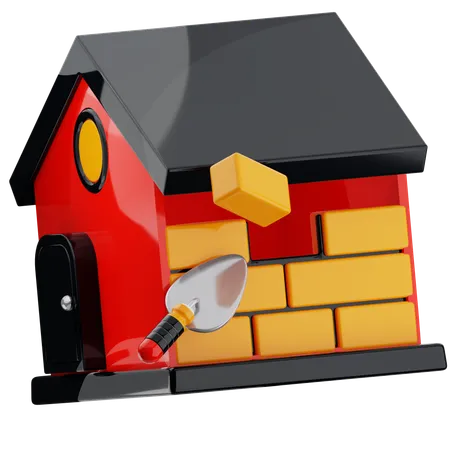 Brick Wall  3D Icon