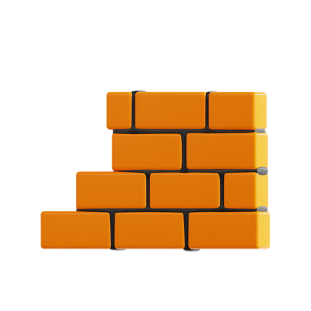 Brick Wall  3D Icon