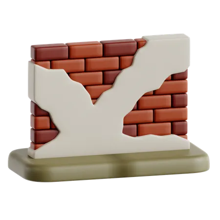 Brick Wall  3D Icon