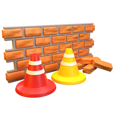 Brick Wall  3D Icon