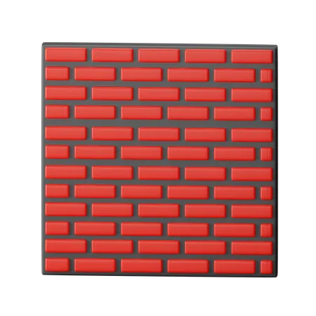 Brick Wall  3D Icon