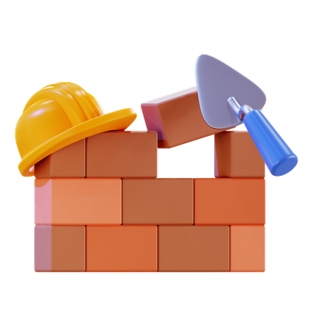 Brick Wall  3D Icon