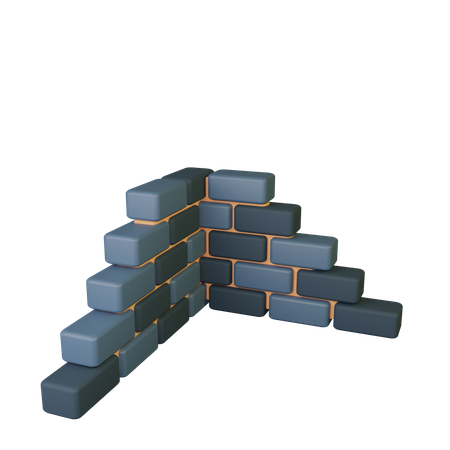 Brick Wall  3D Icon