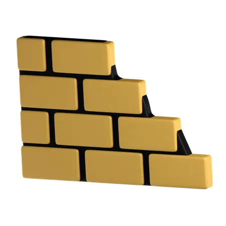 Brick Wall  3D Icon