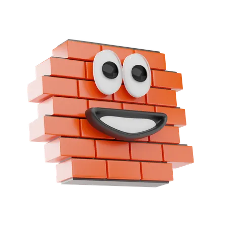 Brick Wall  3D Icon