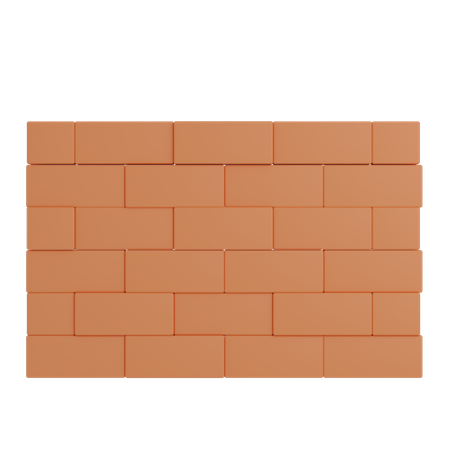 Brick Wall  3D Icon