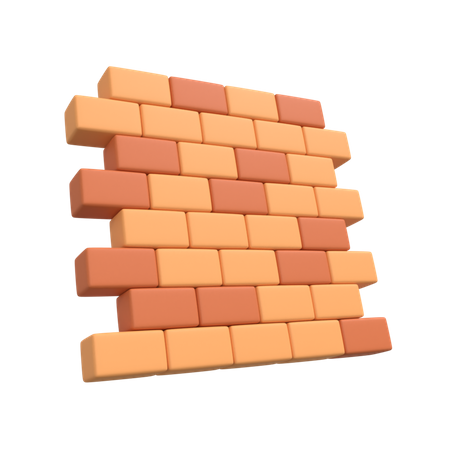 Brick Wall  3D Illustration