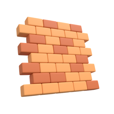 Brick Wall 3D Illustration