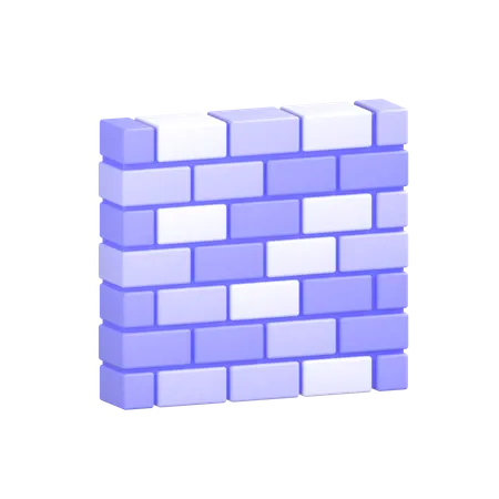 벽돌 벽  3D Icon
