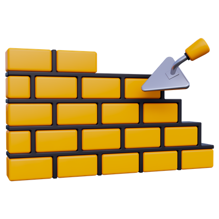 Brick Wall  3D Icon