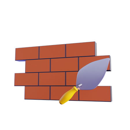 Bricklayer  3D Icon