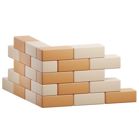 Bricks  3D Icon
