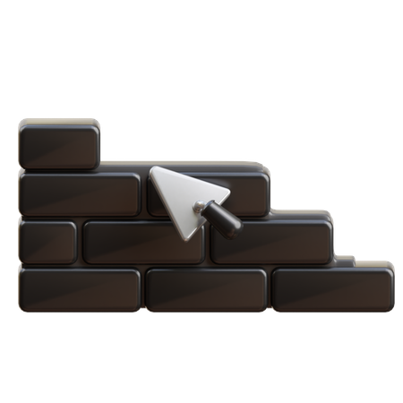 Bricks Wall  3D Icon