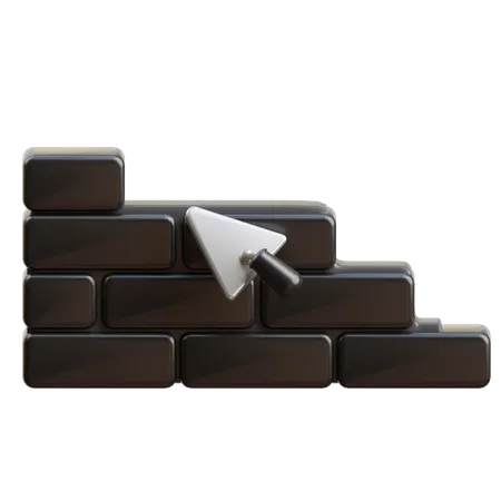 Bricks Wall  3D Icon