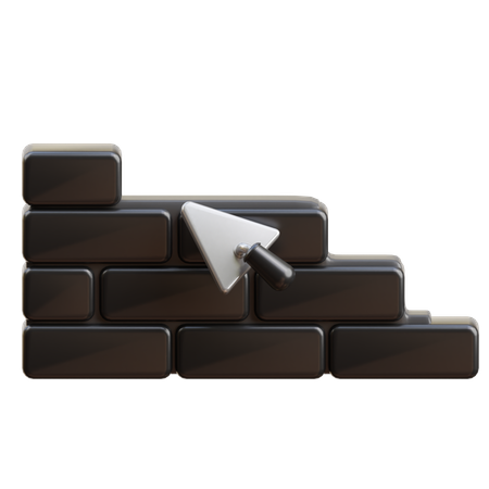 Bricks Wall  3D Icon