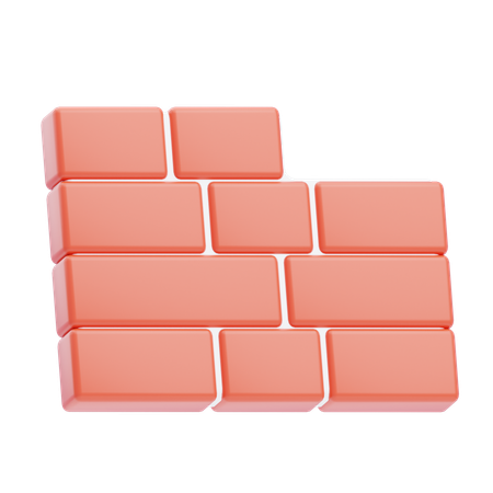 Bricks Wall  3D Icon