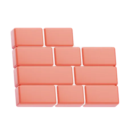 Bricks Wall  3D Icon