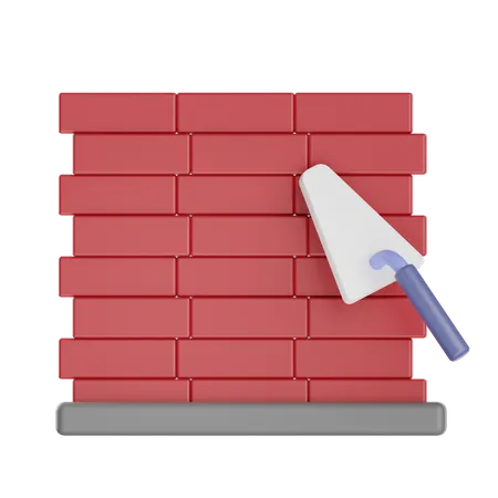 Bricks Wall  3D Illustration