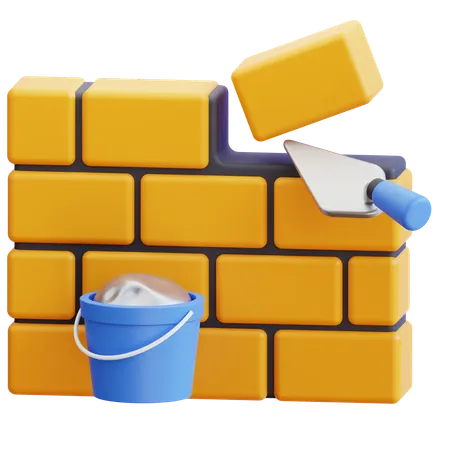 Brickwall  3D Icon