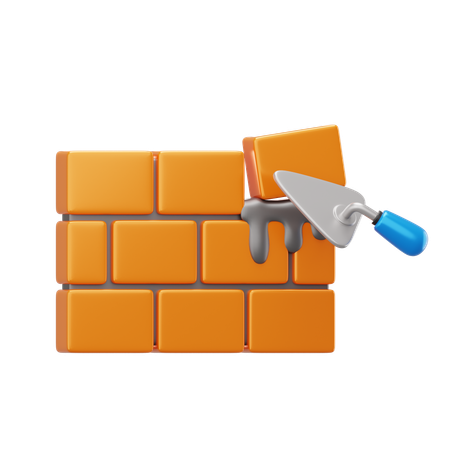Brickwall Plaster  3D Icon