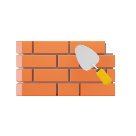 Brickwall Plaster  3D Icon