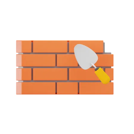 Brickwall Plaster  3D Icon