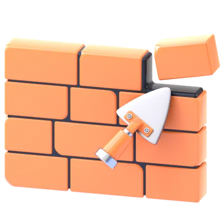 Brickwall Plaster  3D Icon