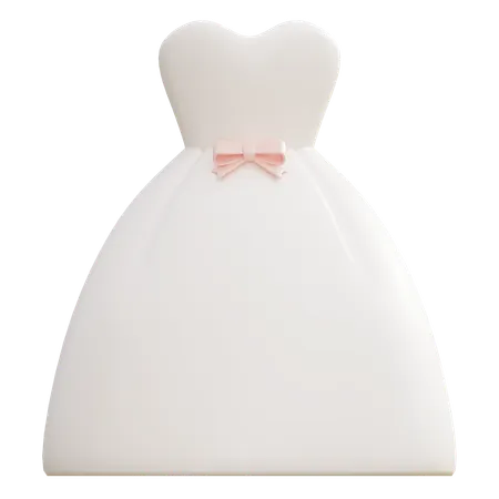 Bridal Wedding Dress  3D Icon