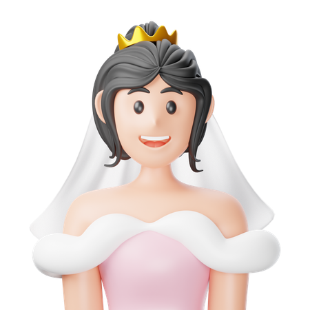 Bride  3D Icon