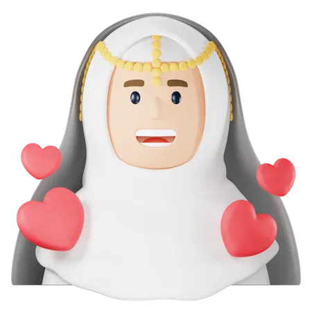 Bride 3D Icon