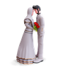 3d bride illustration