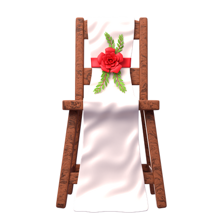 Bride Chair  3D Icon