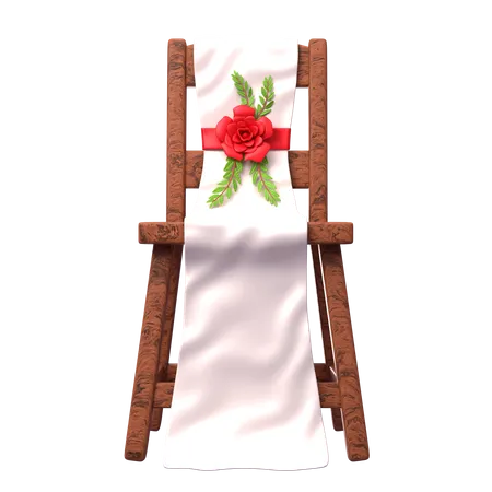 Bride Chair  3D Icon