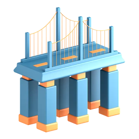 Bridge  3D Icon