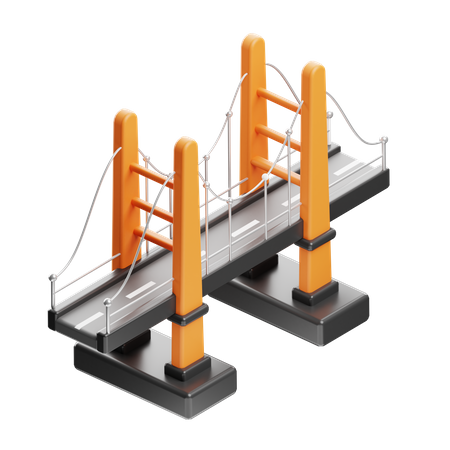 Bridge 3D Illustration