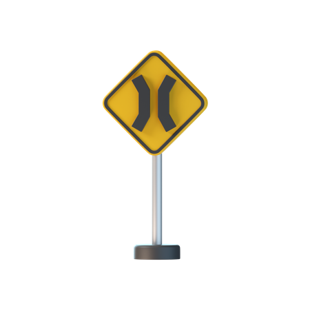 Bridge Sign  3D Icon