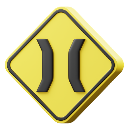 Bridge Sign  3D Icon